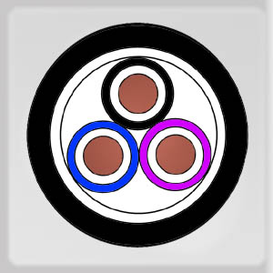  CJPF Unarmored Fire Resistant Marine Power Cable Diagram