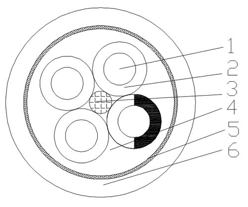 Festoon System Power and Control Cable Diagram