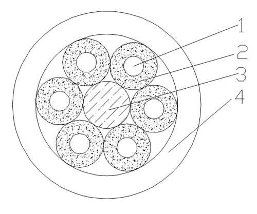 High flexible optical fiber festoon cable diagram