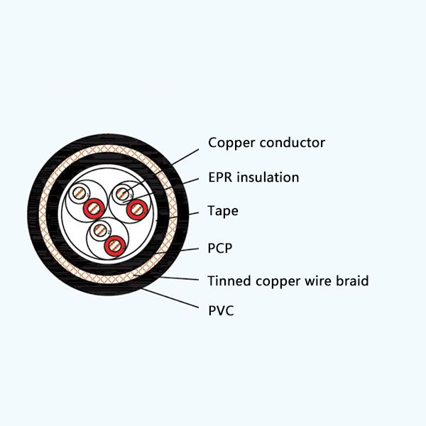 CHEF82/SA EPR Insulation Flame Retardant Marine Communication Cable