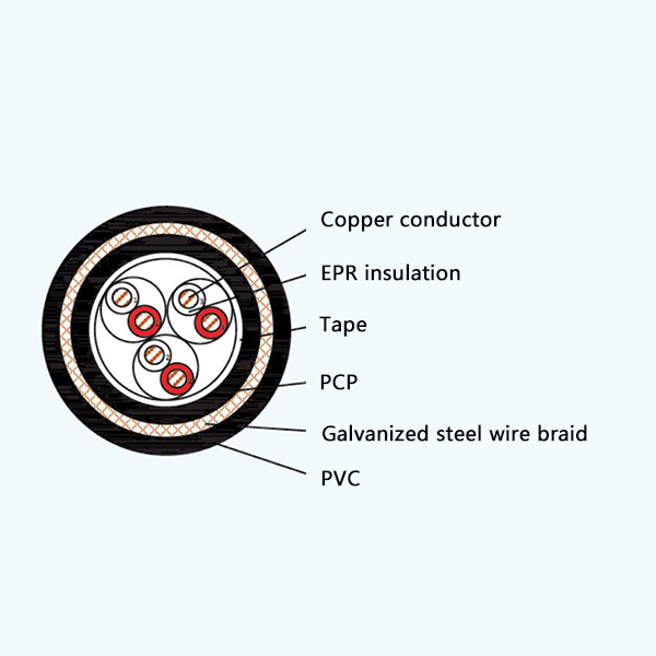 CHEF92/SA EPR Insulation Flame Retardant Marine Communication Cable