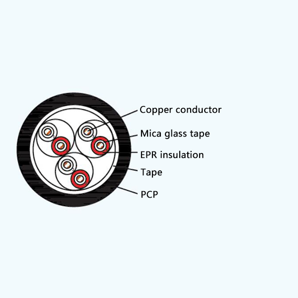 CHEF/NA EPR Insulation Fire Resistant Marine Communication Cable