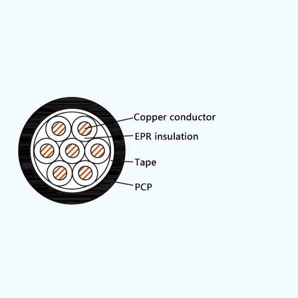 CKEF/SA EPR Insulation Flame Retardant Marine Control Cable